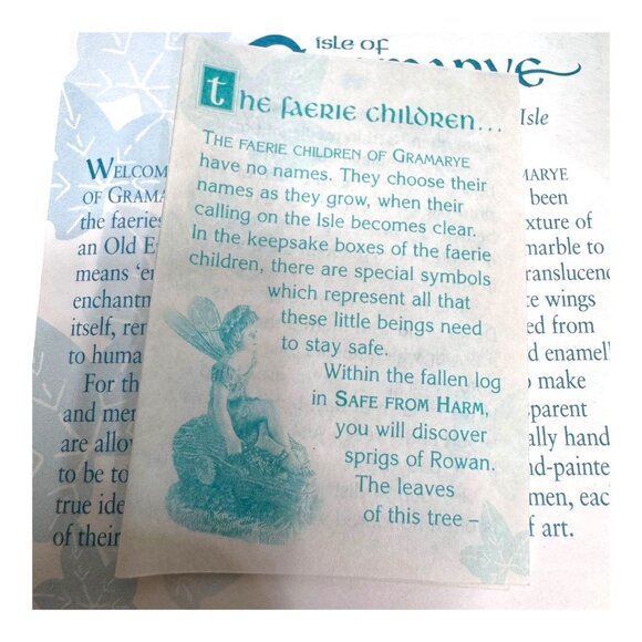 Isle Of Gramarye Faerie Child Trinket Box Safe From Harm Magical Fantasy Jewelry - Picture 2 of 9